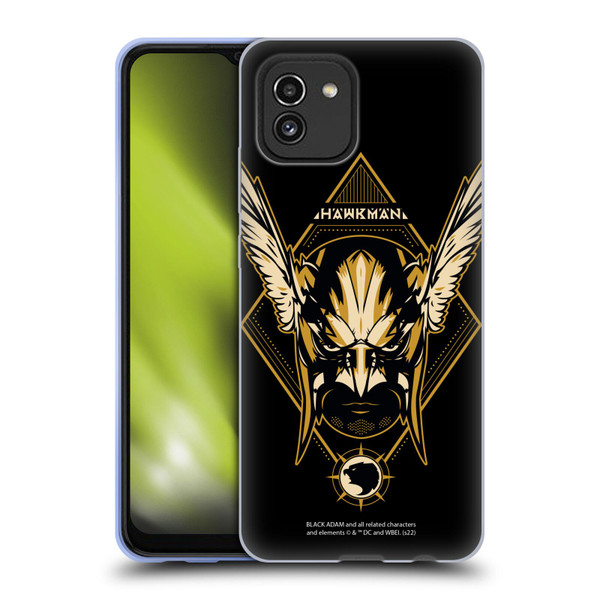 Black Adam Graphics Hawkman Soft Gel Case for Samsung Galaxy A03 (2021)