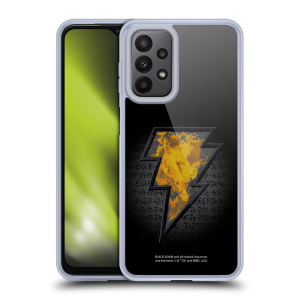 Black Adam Graphics Icon Soft Gel Case for Samsung Galaxy A23 / 5G (2022)