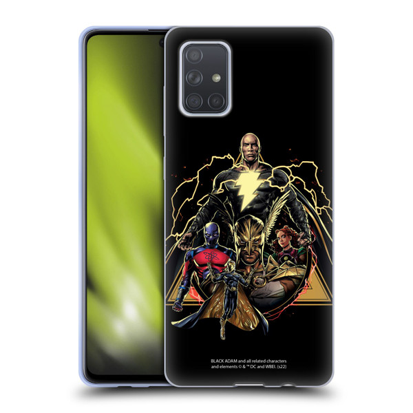 Black Adam Graphics Group Soft Gel Case for Samsung Galaxy A71 (2019)