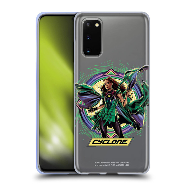 Black Adam Graphics Cyclone Soft Gel Case for Samsung Galaxy S20 / S20 5G
