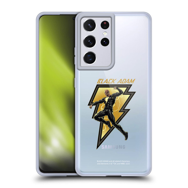 Black Adam Graphics Black Adam 2 Soft Gel Case for Samsung Galaxy S21 Ultra 5G