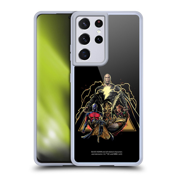Black Adam Graphics Group Soft Gel Case for Samsung Galaxy S21 Ultra 5G