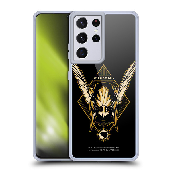 Black Adam Graphics Hawkman Soft Gel Case for Samsung Galaxy S21 Ultra 5G