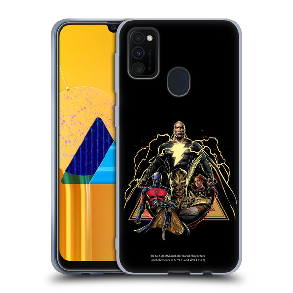 Black Adam Graphics Group Soft Gel Case for Samsung Galaxy M30s (2019)/M21 (2020)