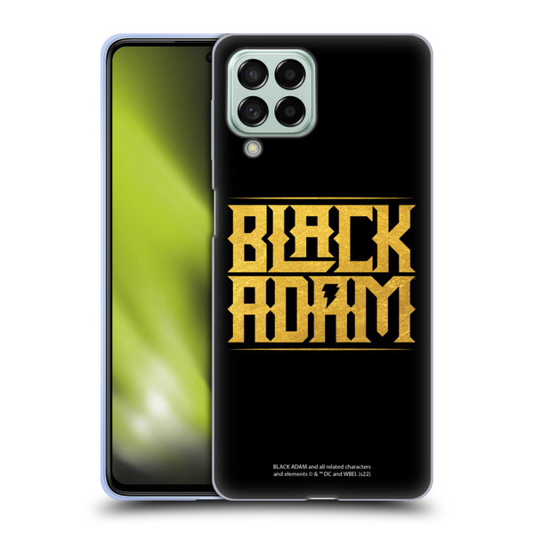Black Adam Graphics Logotype Soft Gel Case for Samsung Galaxy M53 (2022)
