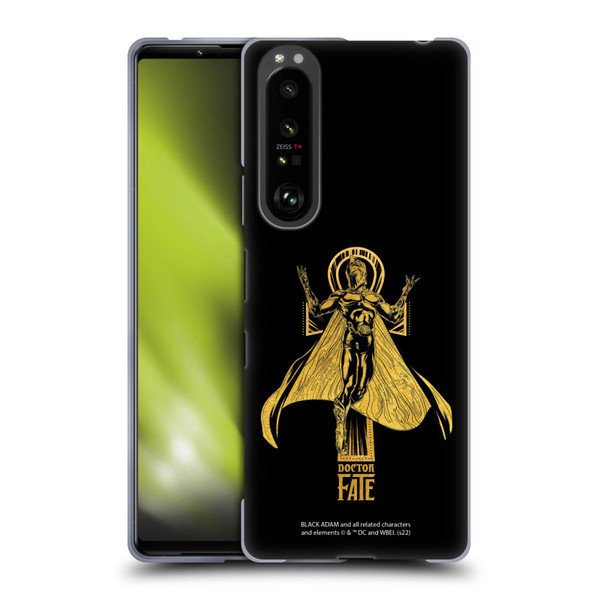 Black Adam Graphics Doctor Fate Soft Gel Case for Sony Xperia 1 III