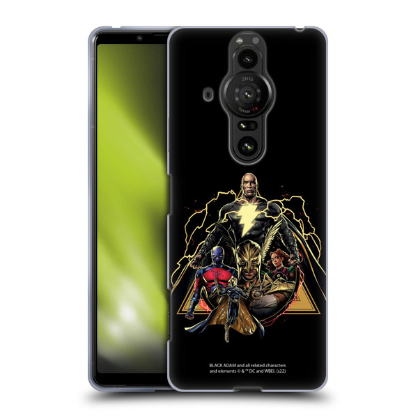 Black Adam Graphics Group Soft Gel Case for Sony Xperia Pro-I