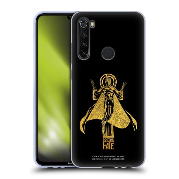 Black Adam Graphics Doctor Fate Soft Gel Case for Xiaomi Redmi Note 8T