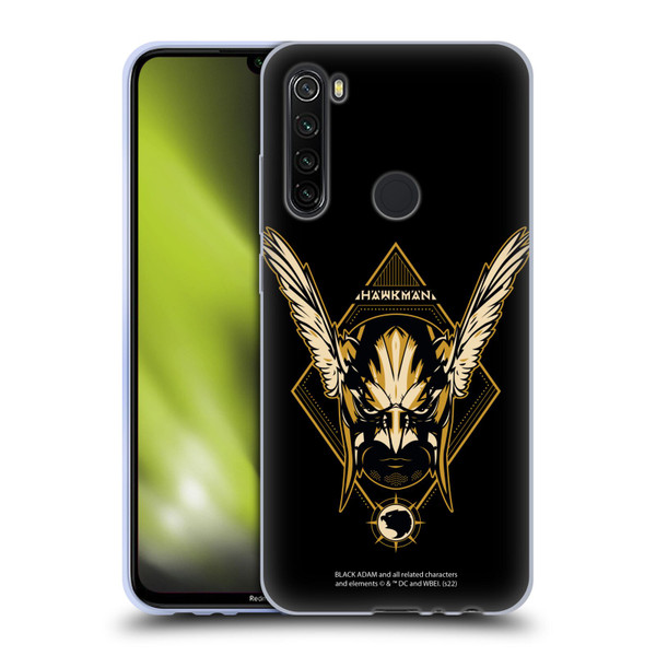 Black Adam Graphics Hawkman Soft Gel Case for Xiaomi Redmi Note 8T