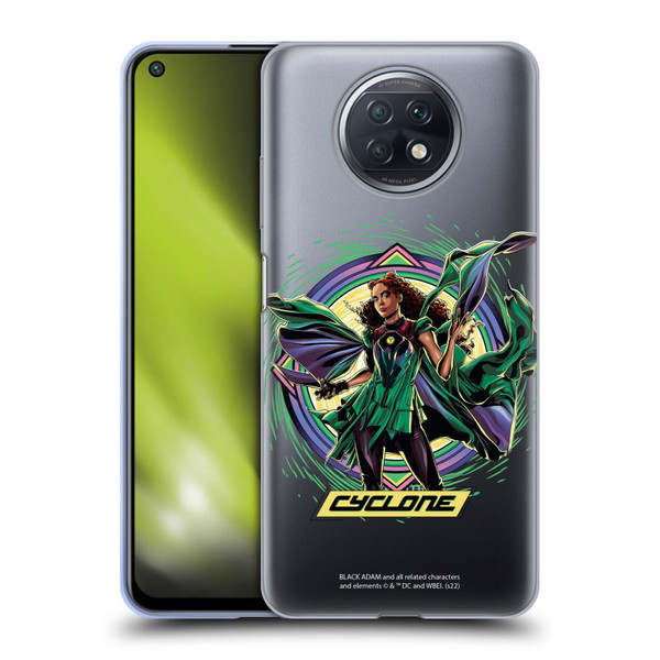 Black Adam Graphics Cyclone Soft Gel Case for Xiaomi Redmi Note 9T 5G