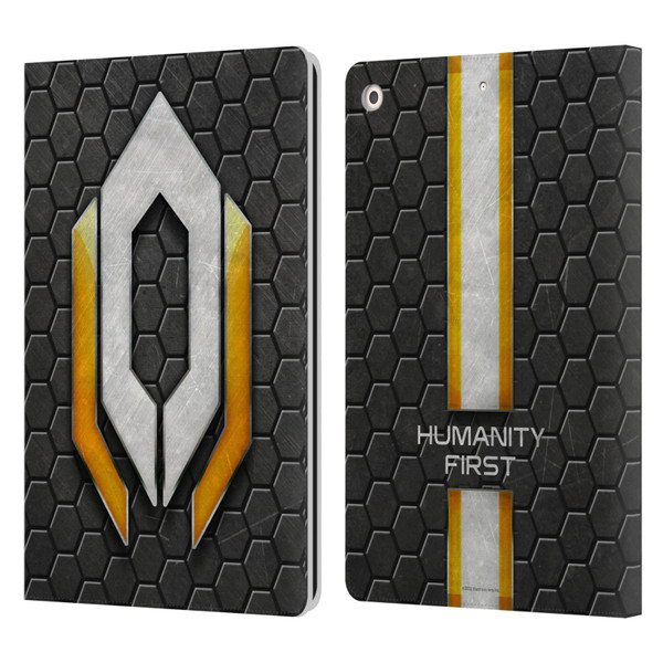 EA Bioware Mass Effect Graphics Cerberus Logo Leather Book Wallet Case Cover For Apple iPad 10.2 2019/2020/2021