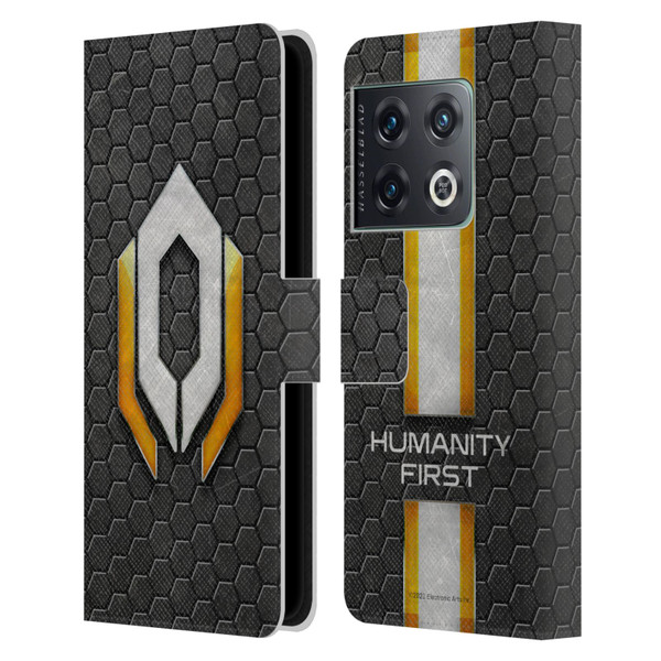 EA Bioware Mass Effect Graphics Cerberus Logo Leather Book Wallet Case Cover For OnePlus 10 Pro