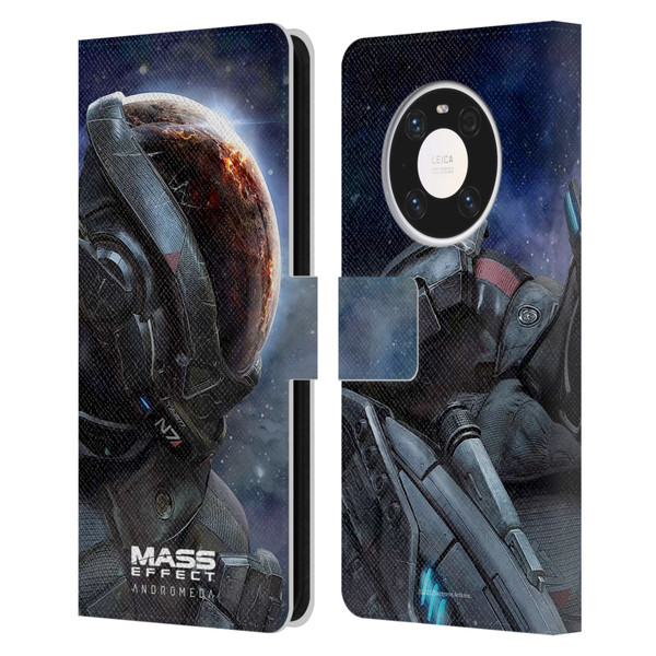 EA Bioware Mass Effect Andromeda Graphics Key Art 2017 Leather Book Wallet Case Cover For Huawei Mate 40 Pro 5G