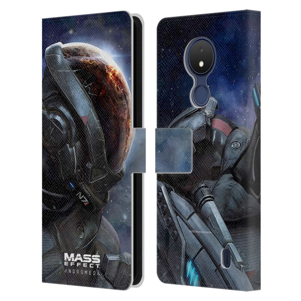 EA Bioware Mass Effect Andromeda Graphics Key Art 2017 Leather Book Wallet Case Cover For Nokia C21