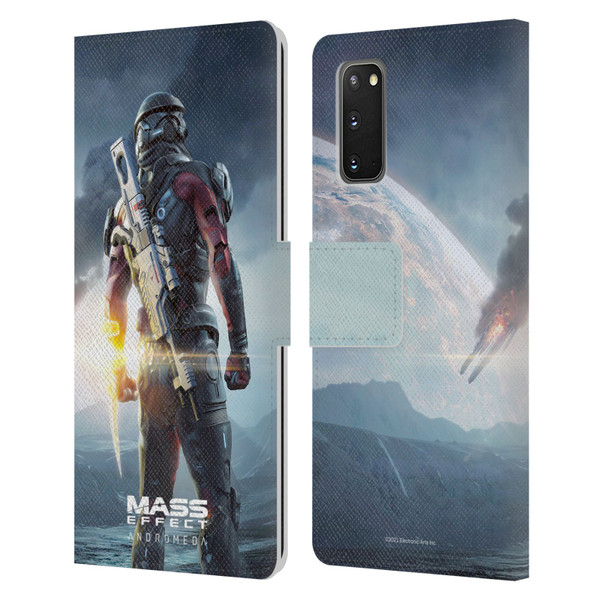 EA Bioware Mass Effect Andromeda Graphics Key Art Super Deluxe 2017 Leather Book Wallet Case Cover For Samsung Galaxy S20 / S20 5G