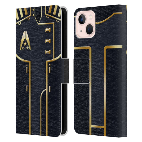 EA Bioware Mass Effect Armor Collection Officer Leather Book Wallet Case Cover For Apple iPhone 13