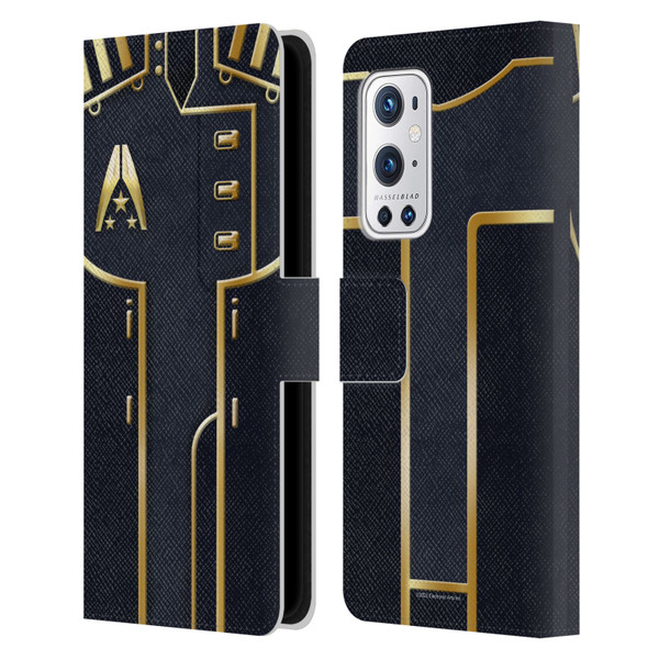 EA Bioware Mass Effect Armor Collection Officer Leather Book Wallet Case Cover For OnePlus 9 Pro