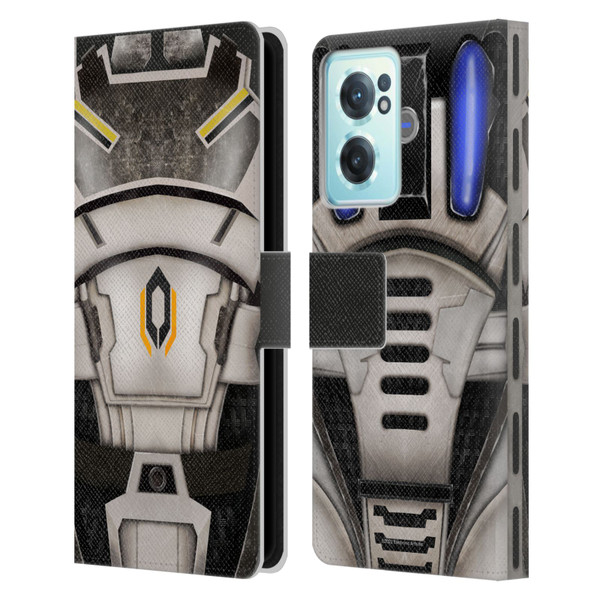 EA Bioware Mass Effect Armor Collection Cerberus Leather Book Wallet Case Cover For OnePlus Nord CE 2 5G