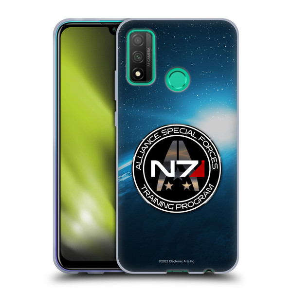 EA Bioware Mass Effect 3 Badges And Logos N7 Training Program Soft Gel Case for Huawei P Smart (2020)