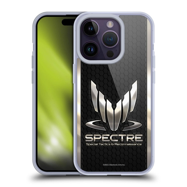 EA Bioware Mass Effect 3 Badges And Logos Spectre Soft Gel Case for Apple iPhone 14 Pro