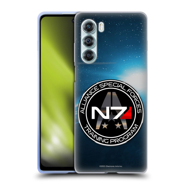EA Bioware Mass Effect 3 Badges And Logos N7 Training Program Soft Gel Case for Motorola Edge S30 / Moto G200 5G