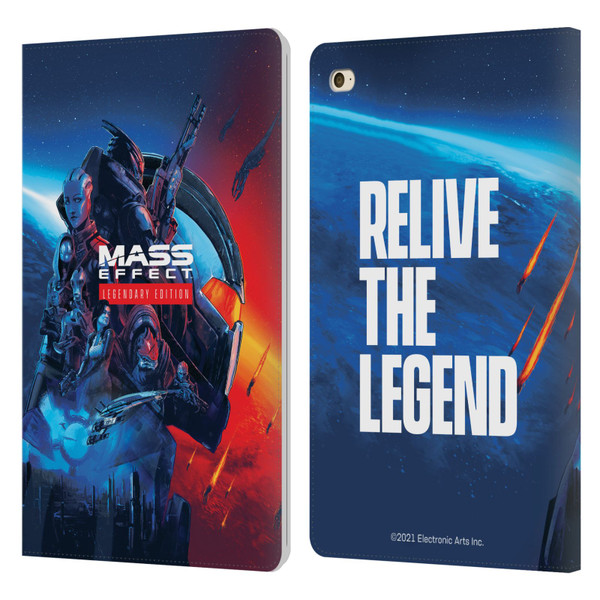 EA Bioware Mass Effect Legendary Graphics Key Art Leather Book Wallet Case Cover For Apple iPad mini 4