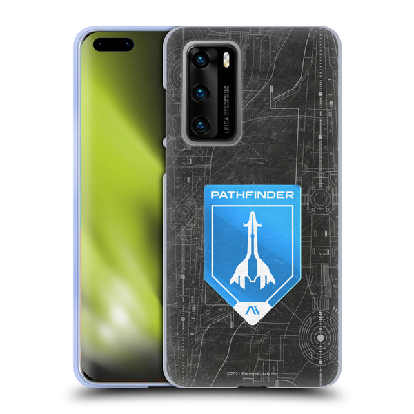 EA Bioware Mass Effect Andromeda Graphics Pathfinder Badge Soft Gel Case for Huawei P40 5G
