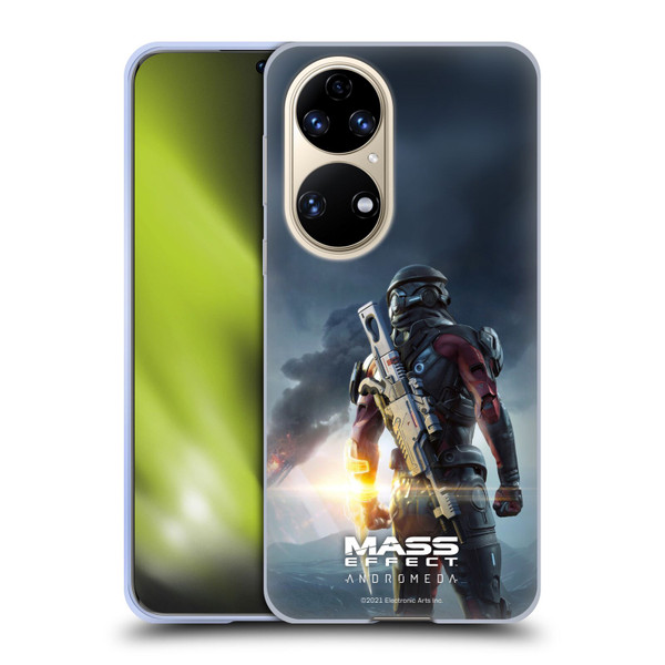 EA Bioware Mass Effect Andromeda Graphics Key Art Super Deluxe 2017 Soft Gel Case for Huawei P50