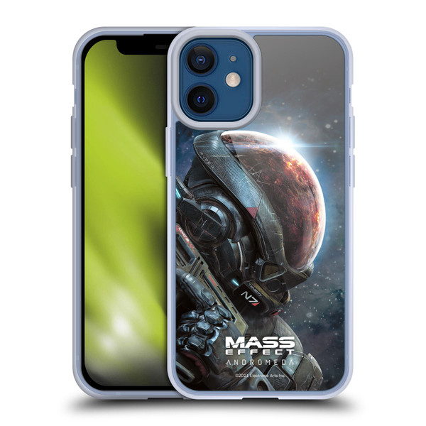 EA Bioware Mass Effect Andromeda Graphics Key Art 2017 Soft Gel Case for Apple iPhone 12 Mini