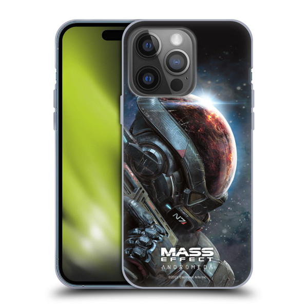 EA Bioware Mass Effect Andromeda Graphics Key Art 2017 Soft Gel Case for Apple iPhone 14 Pro