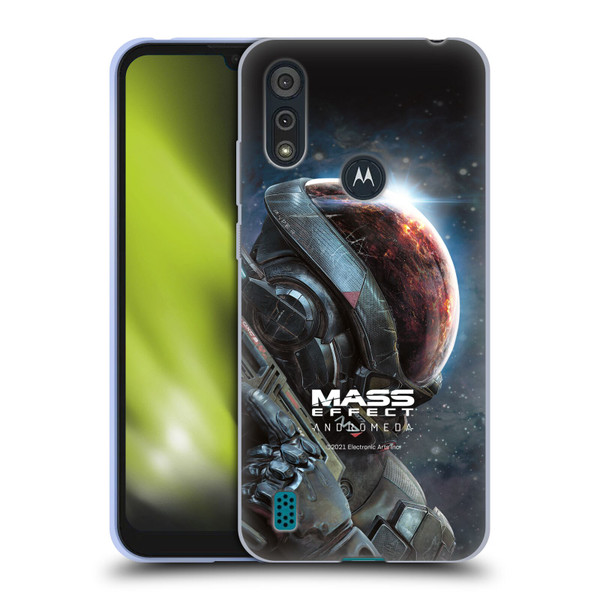 EA Bioware Mass Effect Andromeda Graphics Key Art 2017 Soft Gel Case for Motorola Moto E6s (2020)