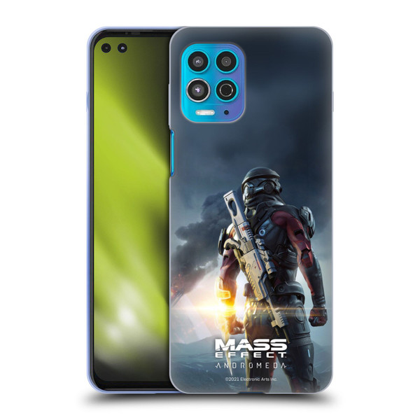 EA Bioware Mass Effect Andromeda Graphics Key Art Super Deluxe 2017 Soft Gel Case for Motorola Moto G100