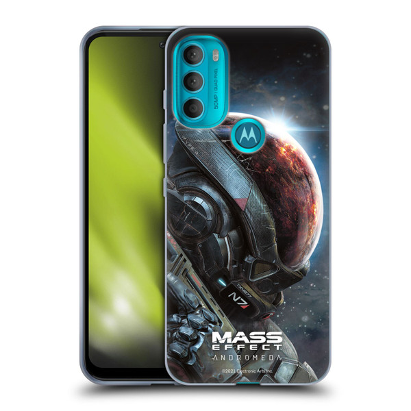 EA Bioware Mass Effect Andromeda Graphics Key Art 2017 Soft Gel Case for Motorola Moto G71 5G
