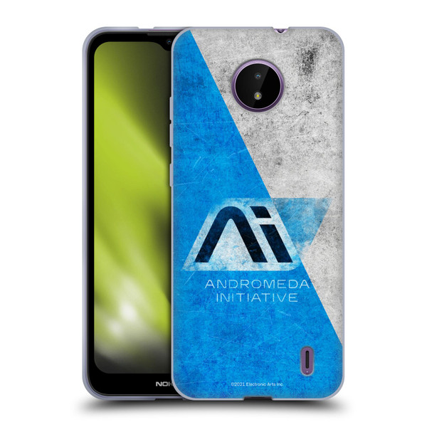 EA Bioware Mass Effect Andromeda Graphics Initiative Distressed Soft Gel Case for Nokia C10 / C20