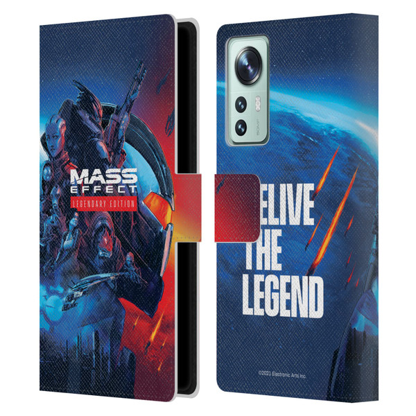 EA Bioware Mass Effect Legendary Graphics Key Art Leather Book Wallet Case Cover For Xiaomi 12