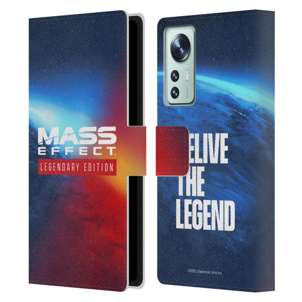 EA Bioware Mass Effect Legendary Graphics Logo Key Art Leather Book Wallet Case Cover For Xiaomi 12