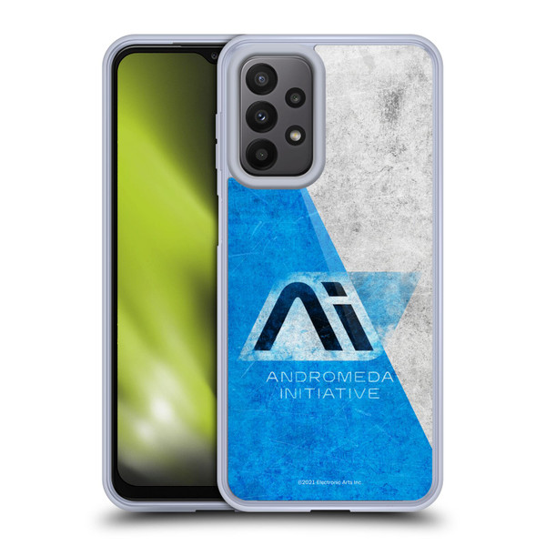 EA Bioware Mass Effect Andromeda Graphics Initiative Distressed Soft Gel Case for Samsung Galaxy A23 / 5G (2022)