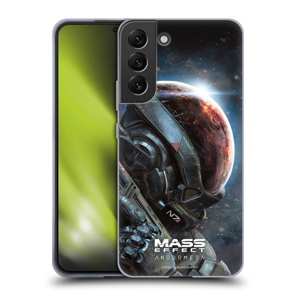 EA Bioware Mass Effect Andromeda Graphics Key Art 2017 Soft Gel Case for Samsung Galaxy S22+ 5G
