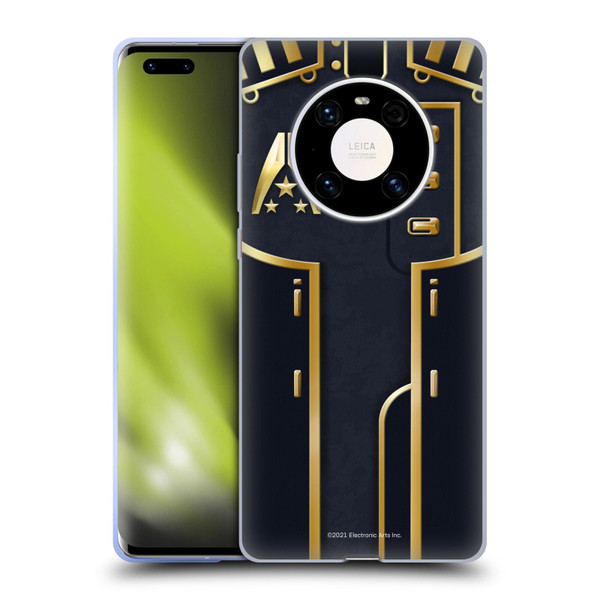 EA Bioware Mass Effect Armor Collection Officer Soft Gel Case for Huawei Mate 40 Pro 5G