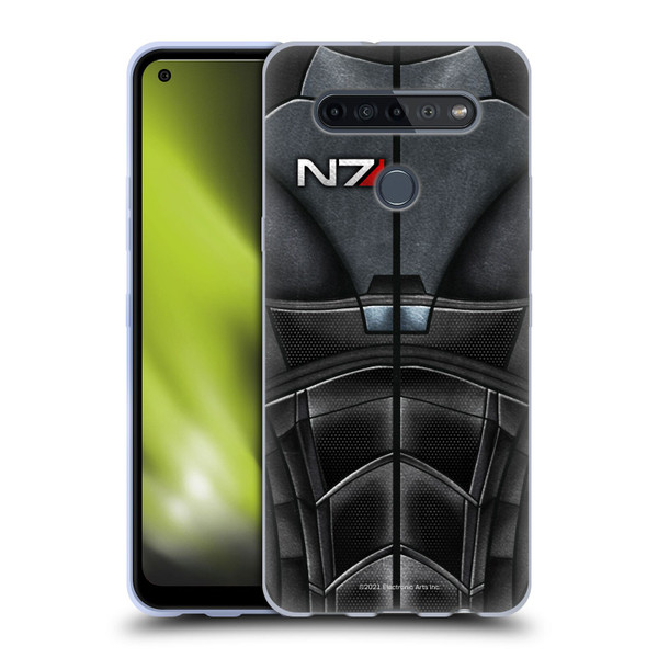 EA Bioware Mass Effect Armor Collection N7 Soft Gel Case for LG K51S