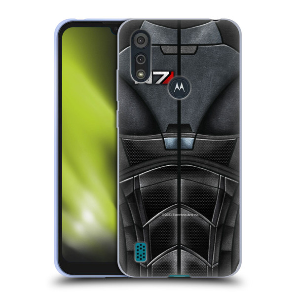 EA Bioware Mass Effect Armor Collection N7 Soft Gel Case for Motorola Moto E6s (2020)