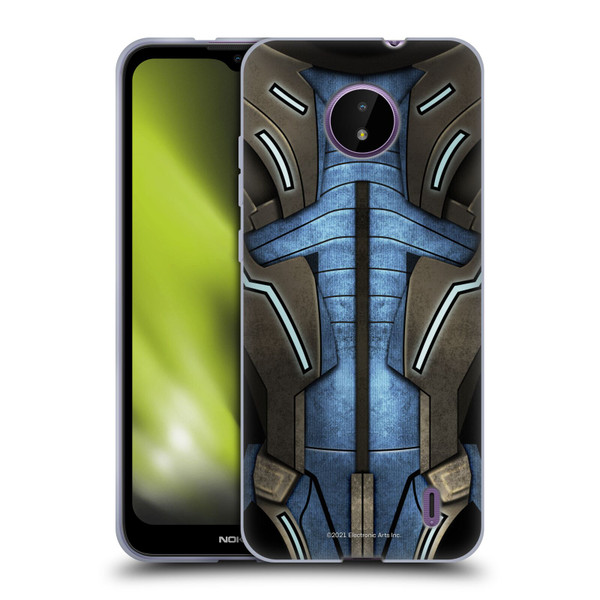 EA Bioware Mass Effect Armor Collection Garrus Vakarian Soft Gel Case for Nokia C10 / C20