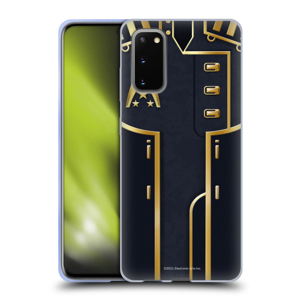 EA Bioware Mass Effect Armor Collection Officer Soft Gel Case for Samsung Galaxy S20 / S20 5G