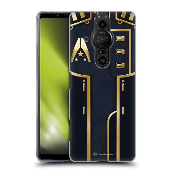 EA Bioware Mass Effect Armor Collection Officer Soft Gel Case for Sony Xperia Pro-I
