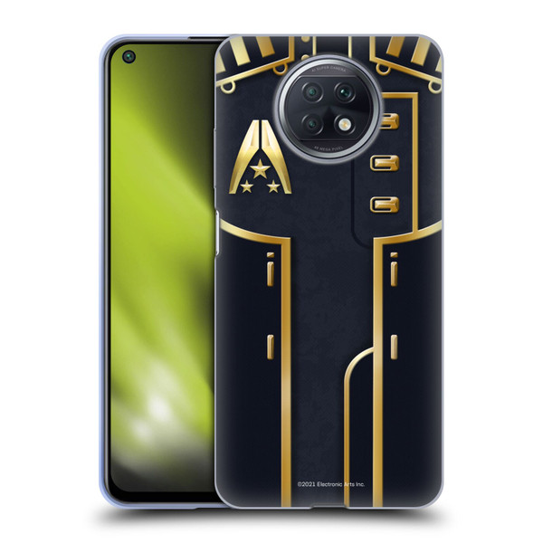 EA Bioware Mass Effect Armor Collection Officer Soft Gel Case for Xiaomi Redmi Note 9T 5G