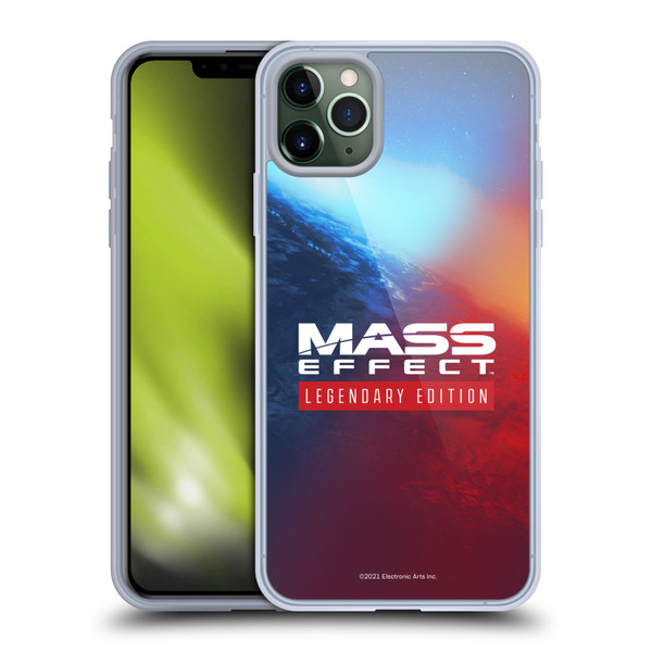 EA Bioware Mass Effect Legendary Graphics Logo Key Art Soft Gel Case for Apple iPhone 11 Pro Max