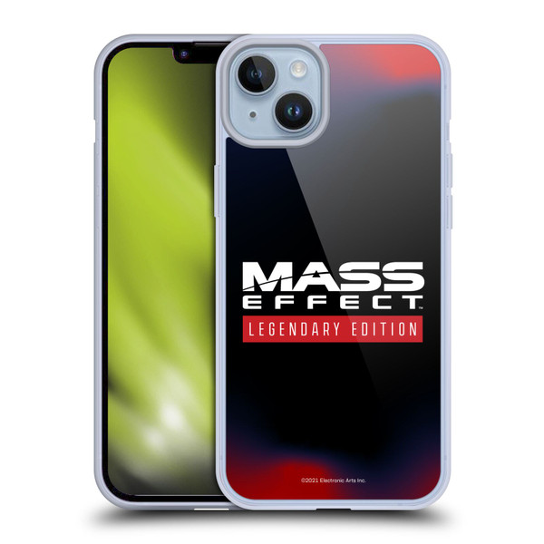 EA Bioware Mass Effect Legendary Graphics Logo Soft Gel Case for Apple iPhone 14 Plus