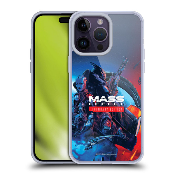 EA Bioware Mass Effect Legendary Graphics Key Art Soft Gel Case for Apple iPhone 14 Pro Max