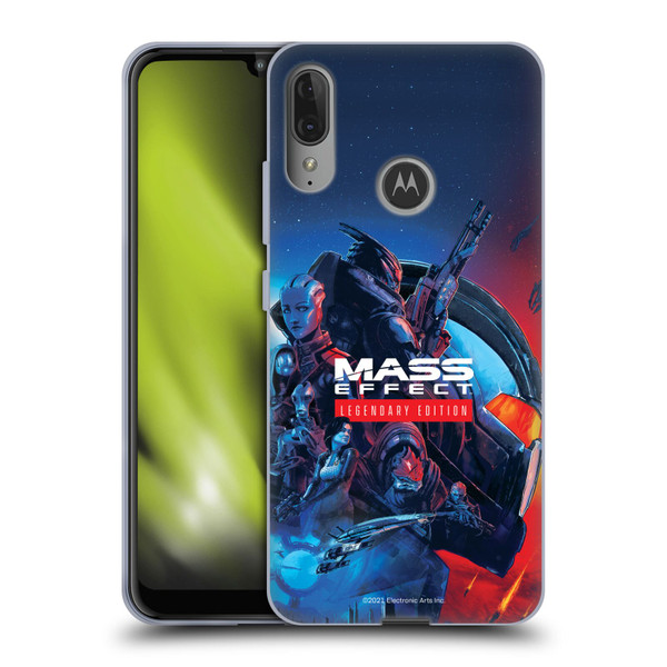EA Bioware Mass Effect Legendary Graphics Key Art Soft Gel Case for Motorola Moto E6 Plus