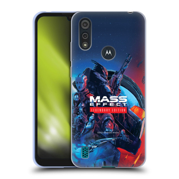 EA Bioware Mass Effect Legendary Graphics Key Art Soft Gel Case for Motorola Moto E6s (2020)